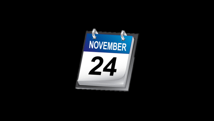 History of November 24 