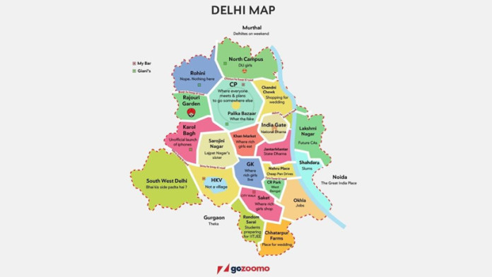 Honest Map of Delhi