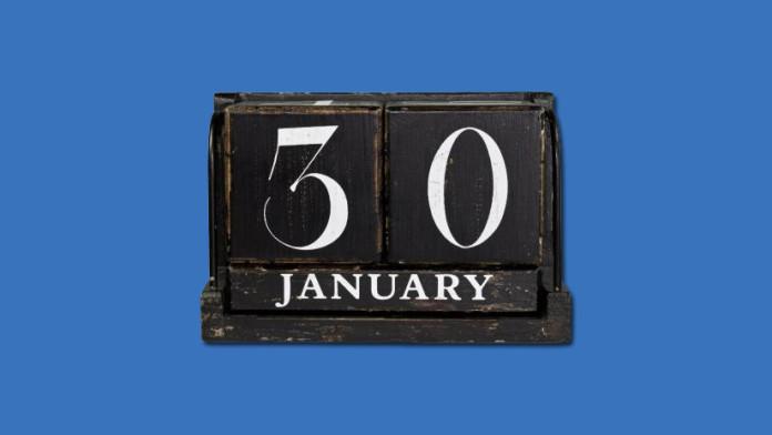 History of January 30