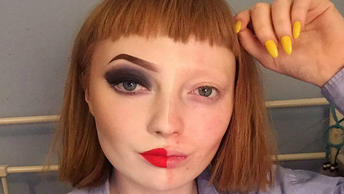 Online Abuse, Due To Half Make-Up Selfies