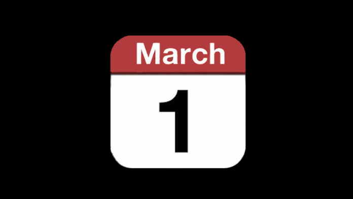 History of March 1