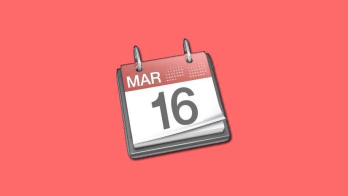 History of March 16