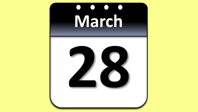 History of March 28