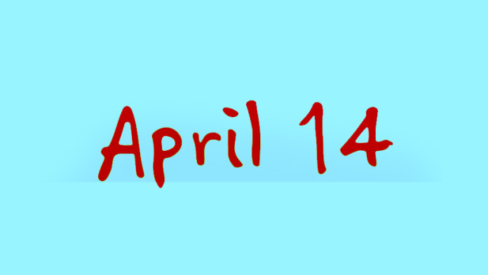 History of April 14