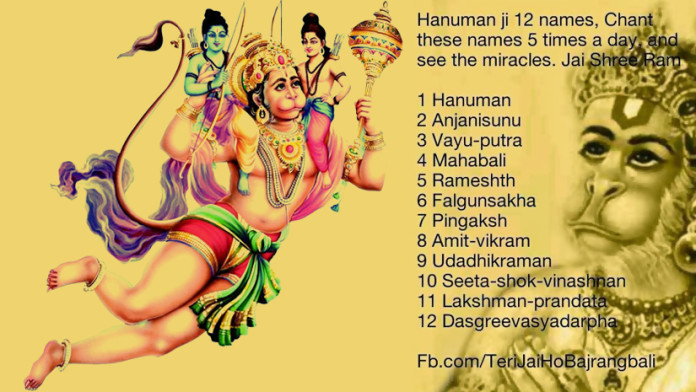 Hanuman Jayanti: Names of Hanuman!