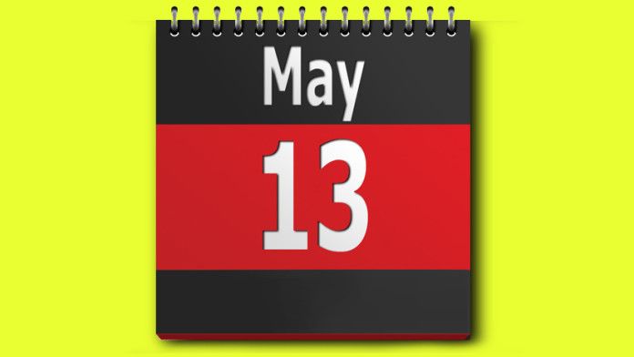 History of May 13