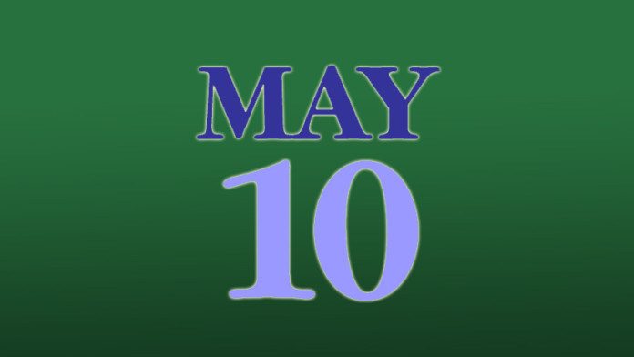 History of May 10