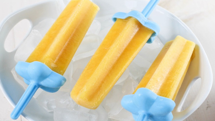 Mango Lassi Popsicles