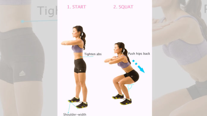 Squats For 60 Seconds