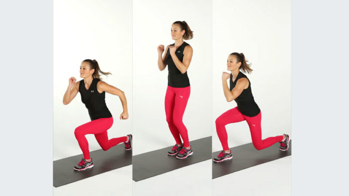 Lunges For 60 Seconds