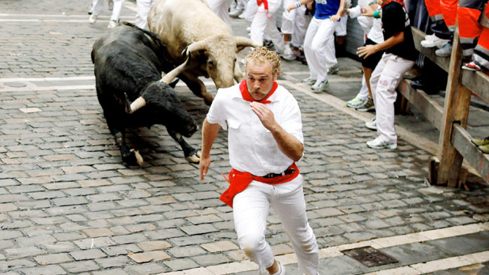 [Watch] Running of the Bulls: A Spanish Practice