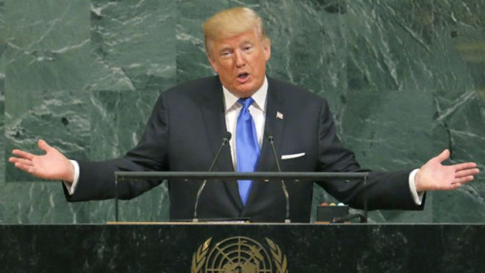 US President Trump Threatens To 'Destroy' North Korea In The UN Assembly Speech