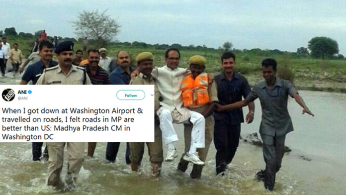 Twitterati’s Hilariously Troll Shivraj Singh Chouhan For Stating “MP Roads Are Better Than Washington DC’s”