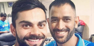 Virat-and-Dhoni-Bromance-At-Wankhede