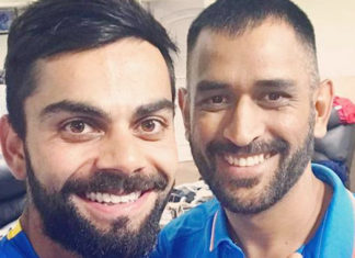 Virat-and-Dhoni-Bromance-At-Wankhede