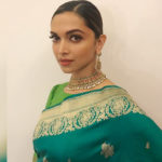 Deepika-Padukone-Looks-Magnificent-In-Green-Sari