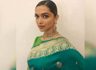 Deepika-Padukone-Looks-Magnificent-In-Green-Sari