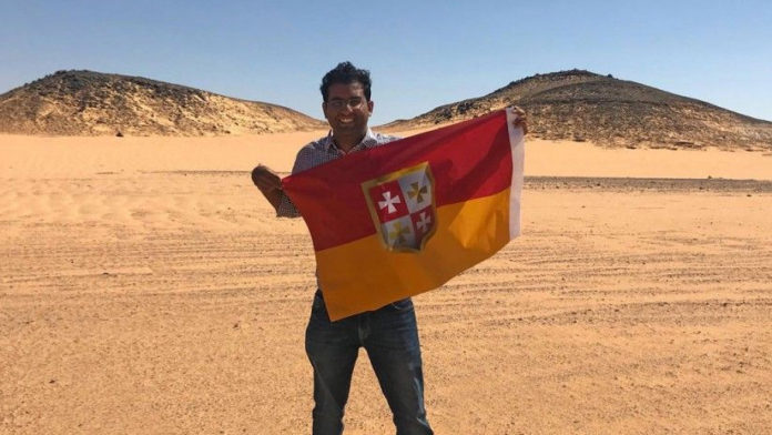 Indian Guy Discovers Unclaimed Land Near Egypt: Declares Himself The King Of “No Man’s Land”