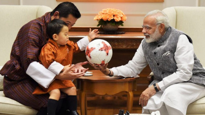 PM-Modi-gifts-Bhutan-Prince