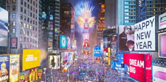 Places in the world to celebrate New Year 2018