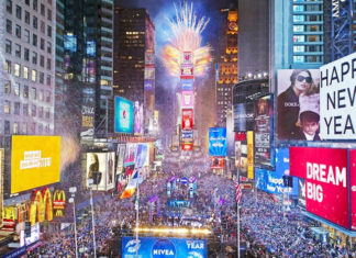 Places in the world to celebrate New Year 2018