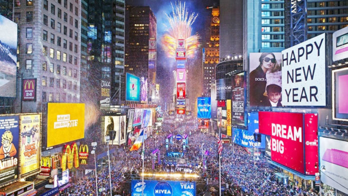 Places in the world to celebrate New Year 2018