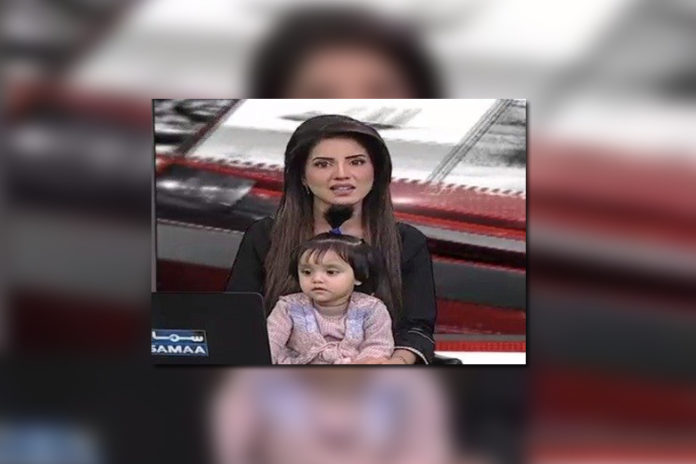 Pak Anchor Goes On Air flow With Daughter To Provide Powerful Message About Rape & Murder Of 7-Year-Old